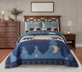 Lakeside Stroll Bear Quilt Set