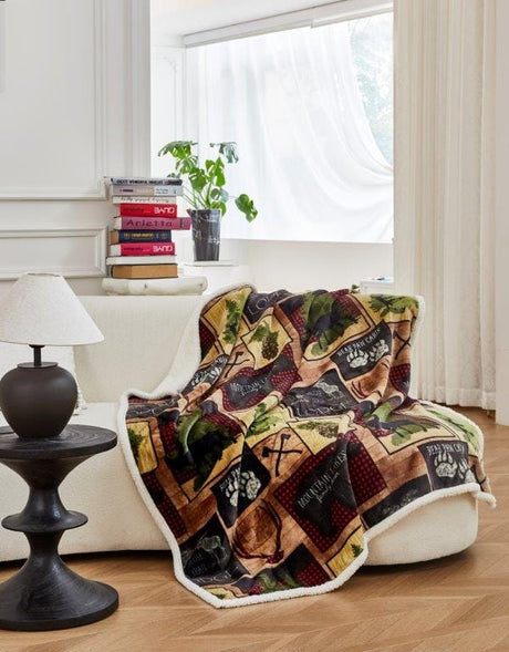Wilderness Panel Sherpa Throw