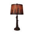 Deep Roots Rust Table Lamp