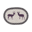 Deer Silhouette Oval Placemat