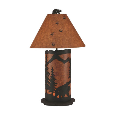 Desert Mountain Bear Nightlight Lamp
