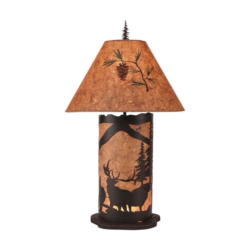 Desert Mountain Elk Nightlight Lamp