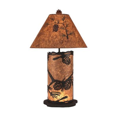 Desert Mountain Pinecone Nightlight Lamp