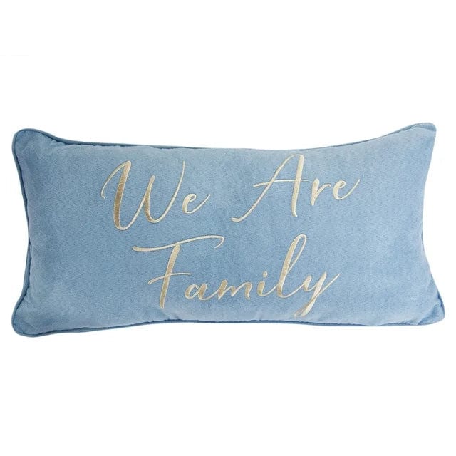 Bear Silhouette Family Decorative Pillow