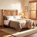 Small Spindle Cedar Headboard