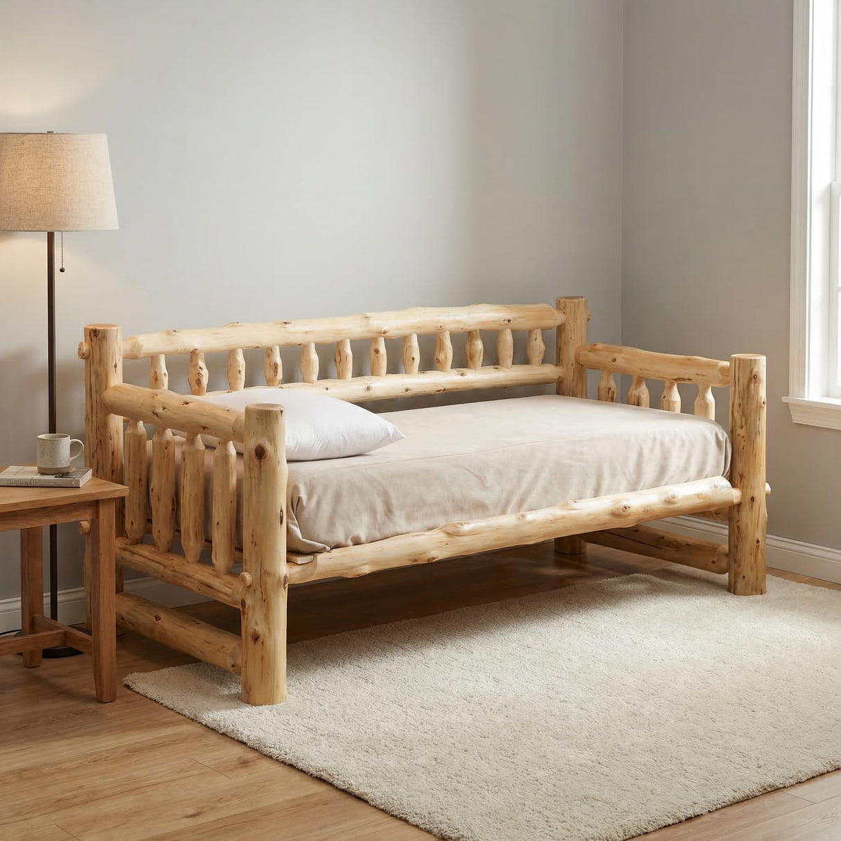 Cedar Log Day Bed
