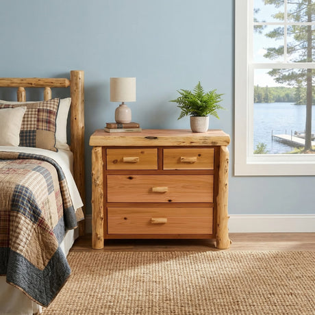 4 Drawer Low Boy Cedar Chest