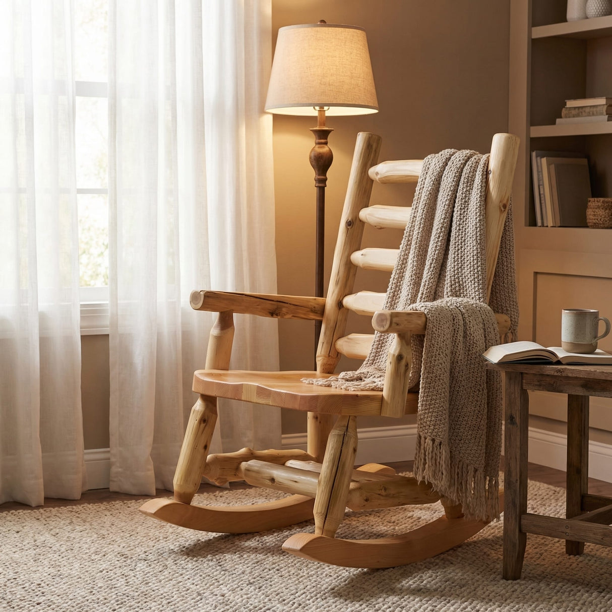 Cedar Rocking Chair - Contoured Seat