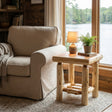 Cedar Log Open End Table