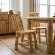 Cedar Log Lumberjack Bistro Side Chair