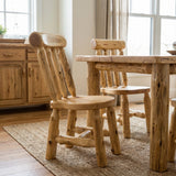 Cedar Log Lumberjack Bistro Side Chair