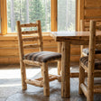 Upholstered Log Side Chair