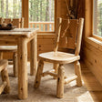 Log Cutout Chair with Options