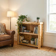 Cedar Log Book Shelf