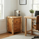 Cedar Log Filing Cabinets