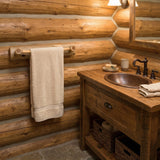 Cedar Towel Bar