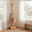 Cedar Floor Coat Tree With Pegs