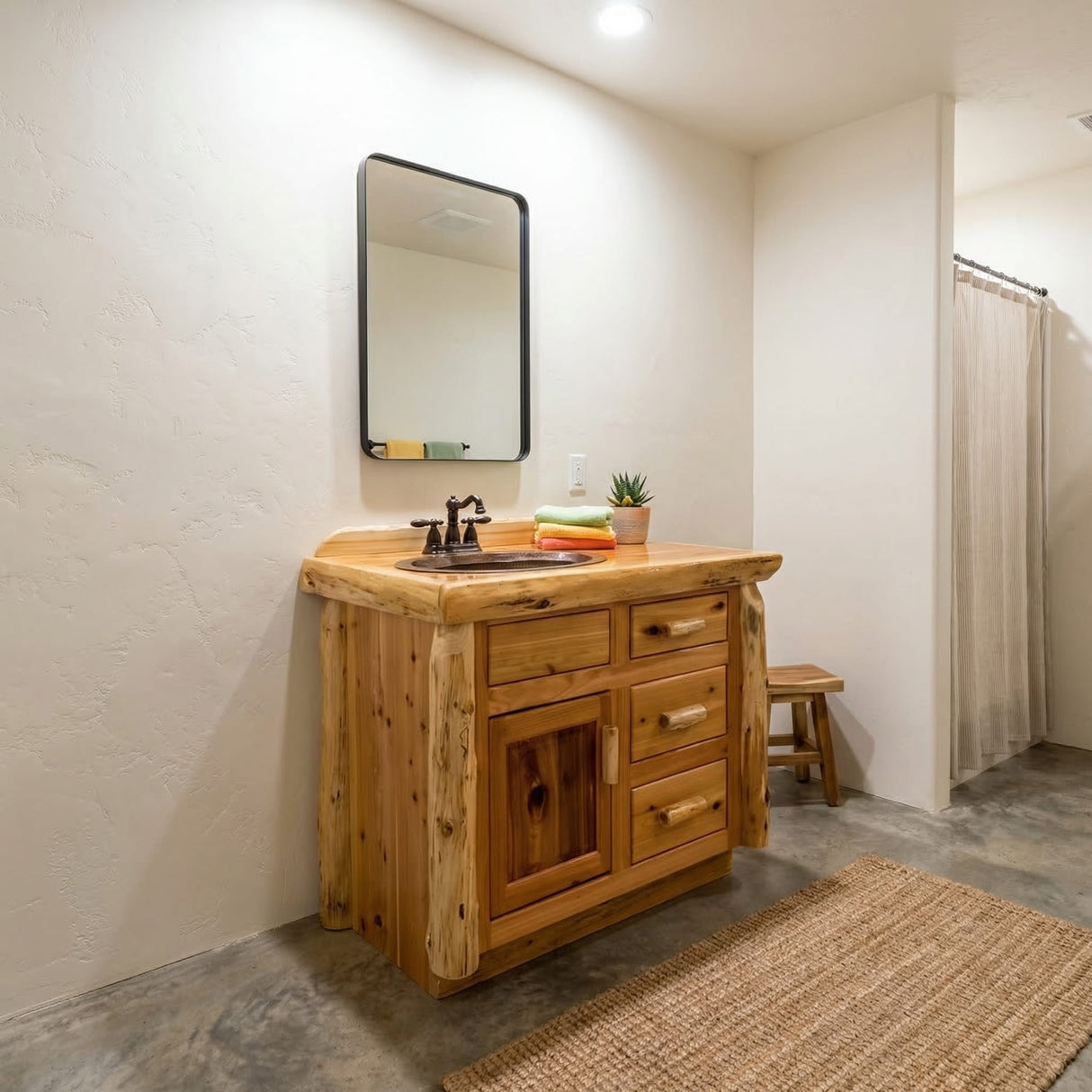 Cedar Log 36" Vanity