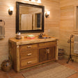 Cedar Log 60" Vanity
