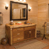 Cedar Log 60" Vanity