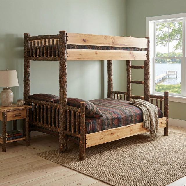 Hickory Bunk Bed Queen/Single