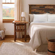 Hickory Log Open Nightstand