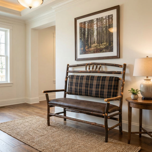 Hickory Settee