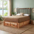 Hickory Footboard Dresser for Platform Bed