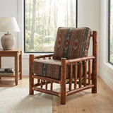 Hickory Log Frame Lounge Chair