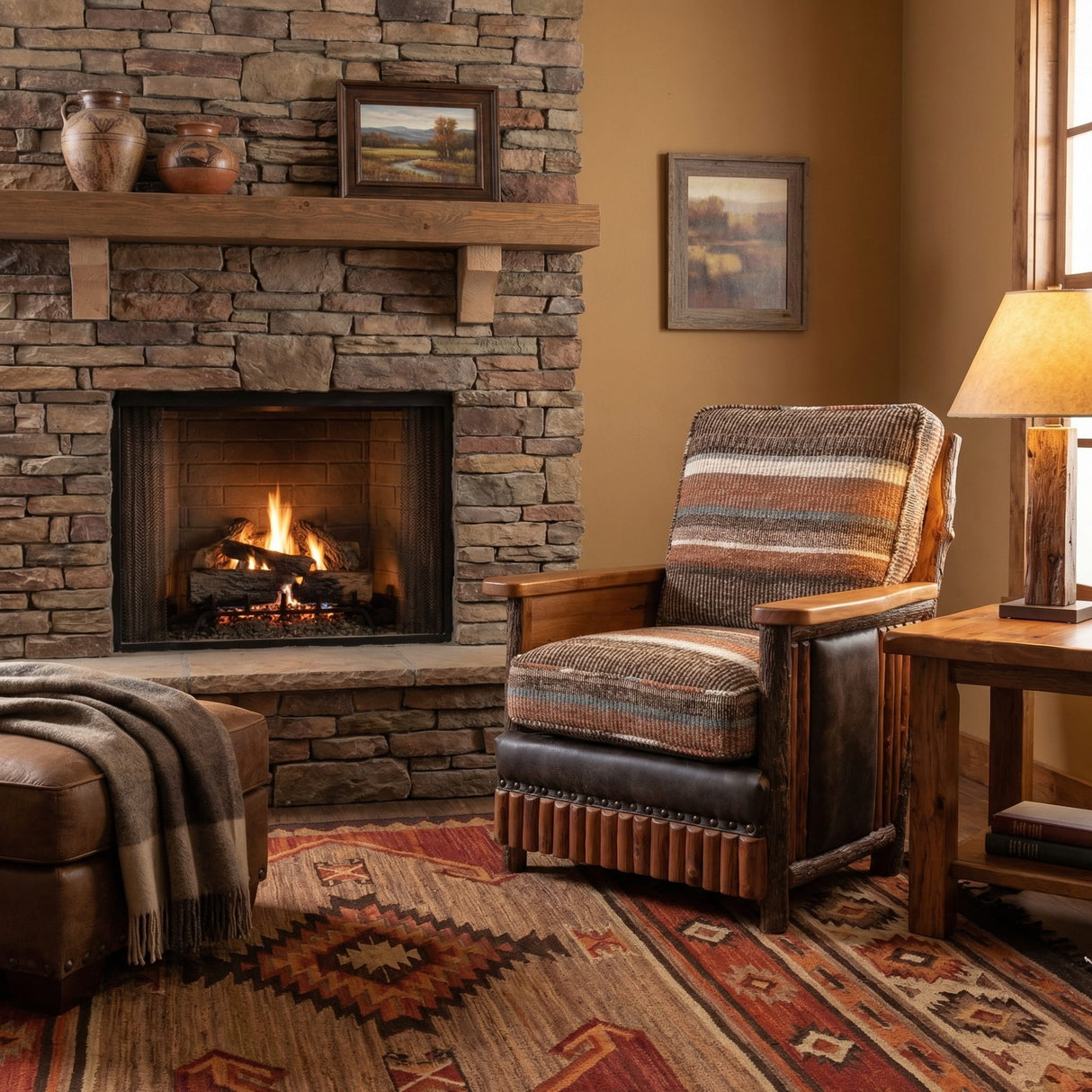 Hickory Shenandoah Lounge Chair