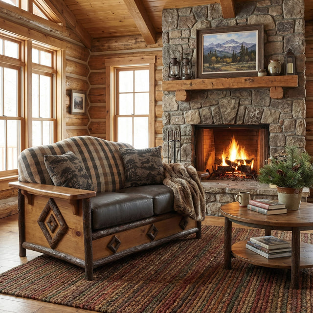 Hickory Diamond Loveseat