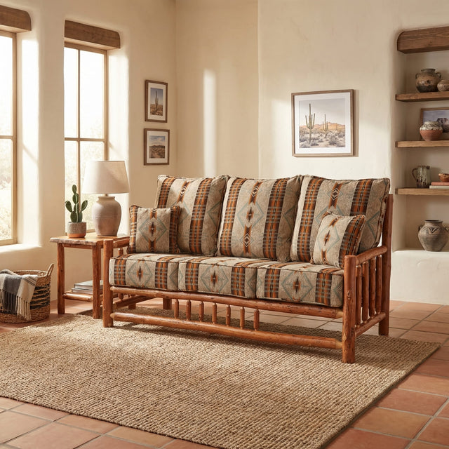 Hickory Log Frame Sofa