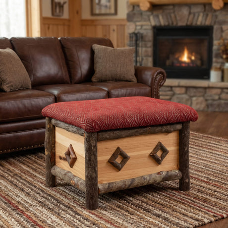 Diamond Peak Storage Ottoman