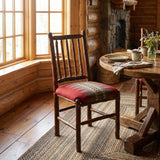 Hickory Spoke Back Side Chair with Fabric