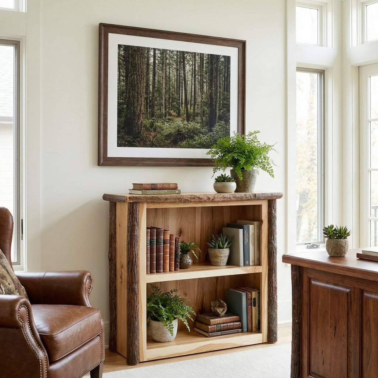 Hickory Small Bookshelf