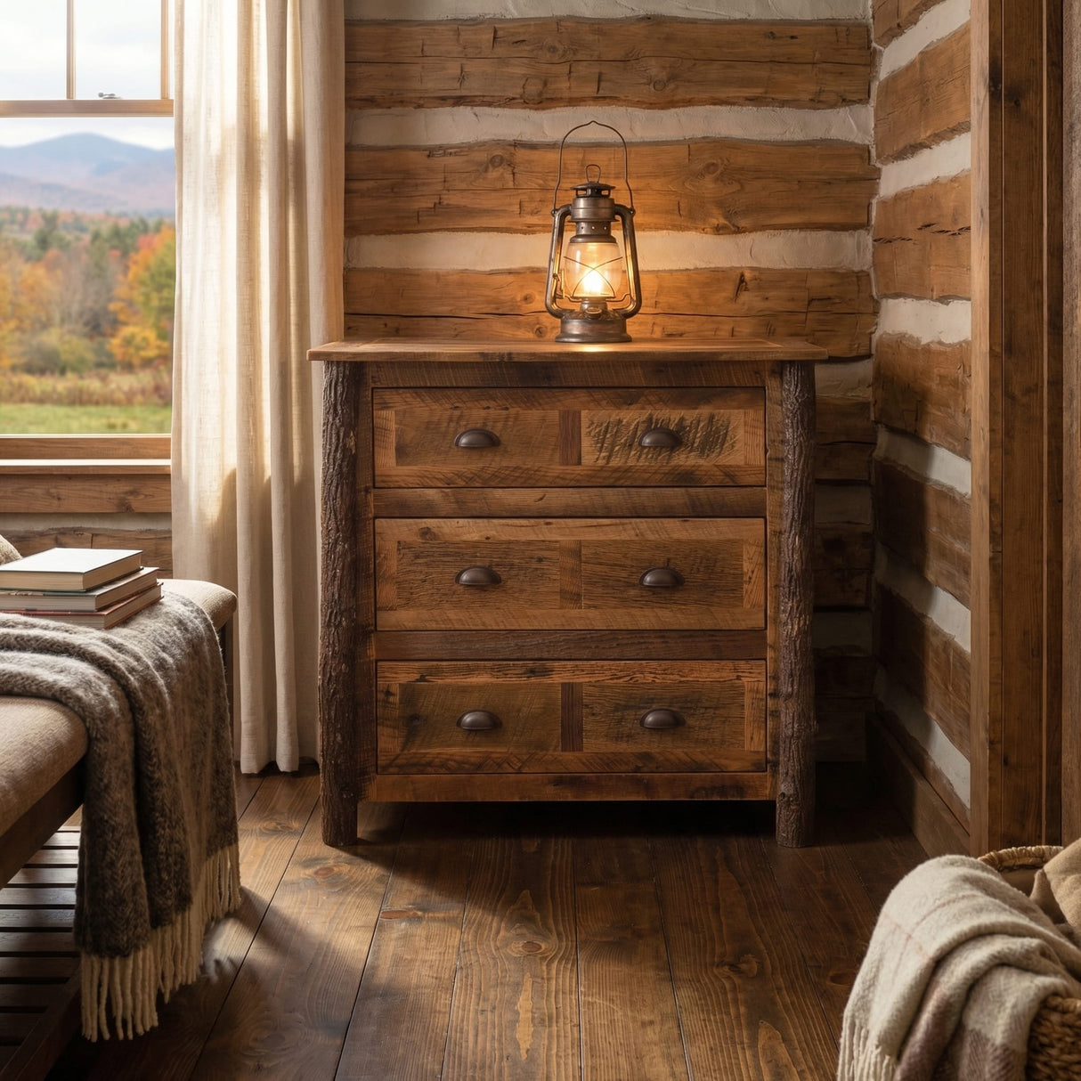 Roanoke Tobacco 3 Drawer Value Chest
