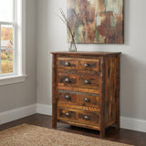 Roanoke Tobacco 4 Drawer Value Chest