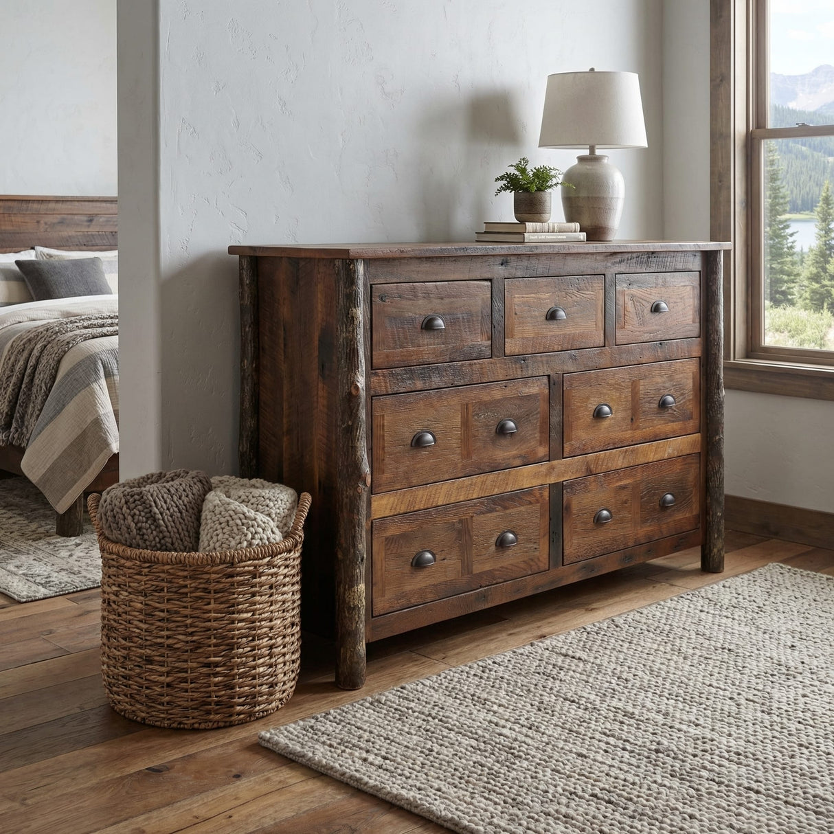 Roanoke Tobacco 7 Drawer Value Dresser