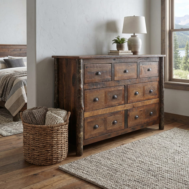 Roanoke Tobacco 7 Drawer Value Dresser