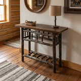Roanoke Tobacco Open Sofa Table