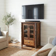 Roanoke Tobacco Media Cabinet