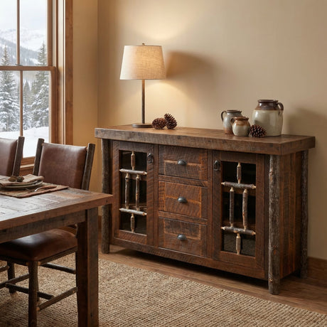 Roanoke Windowpane Sideboard