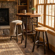 Roanoke Tobacco Octagonal Pub Table