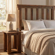 Barnwood Post Headboard