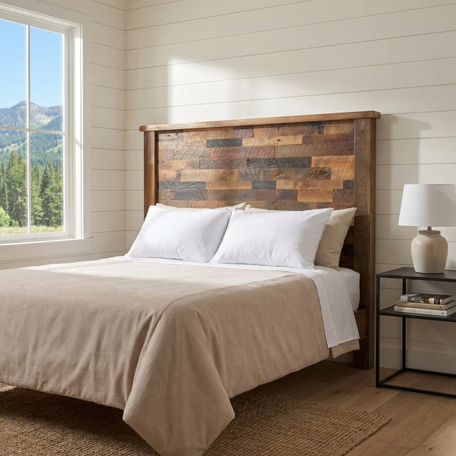 Barnwood Prairie Headboard