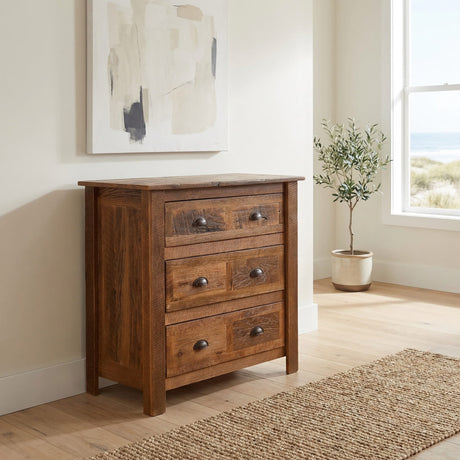 Barnwood 3 Drawer Chest