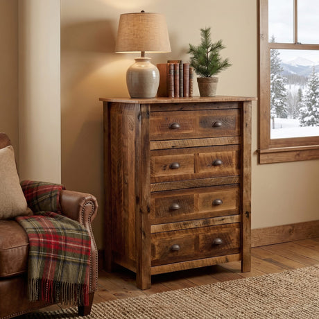 Barnwood 4 Drawer Chest