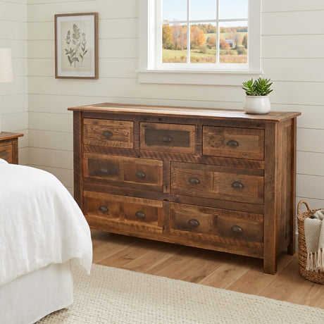 Barnwood 7 Drawer Chest
