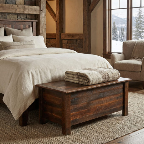 Barnwood Blanket Chest