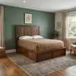 Cedar Log 3 Drawer Underbed Dresser For Platform